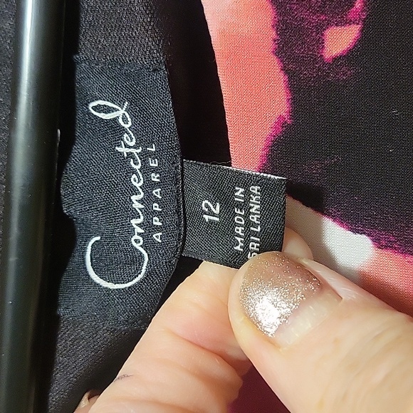 Gorgeous pink & black dress. Size 12 - Picture 8 of 8